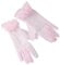 PTNKUIIY Hochzeit Braut Handschuhe,Tüll Kurze Vintage Abendhandschuhe Opern Party Handschuhe Sommer Sonnenschutz Transparent Netzstoff Mesh Handschuhe Damen Fasching Kostüm Accessoires,Rosa