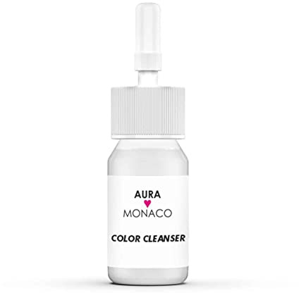AURA Monaco | Microblading & PMU Color Cleanser – Reinigungslösung zum Entfernen von Farbresten bei Microblading & Permanent Make-Up, 3 ml Hygienefläschchen, Made in Germany