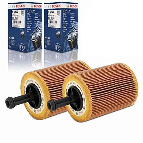 2x Original BOSCH 1457429192 Ölfilter Kompatibel mit A2 8Z0 2000-2005 A3 8P1 2003-2010 A4 8K2 8EC B8 B7 2004-2012 A5 8T3 2008-2013 TT 8J3 2006-2010 Arosa 6H 2000-2004