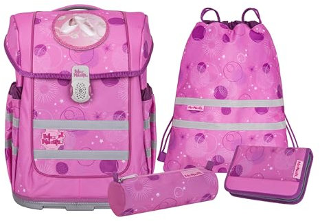 McNeill Schulranzen-Set COMPACTO, 5tlg. - Kollektion 2024 (PINKY)