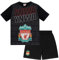 Liverpool FC Official Football Gift Boys Short Pyjamas YNWA Black 2-3 Years
