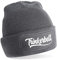 Herzbotschaft Beanie Strickmütze mit Spruch | Trinkerbell | grau | Unisex SoftTouch angenehm weiche und warme Wintermütze | OneSize Einheitsgröße für Erwachsene