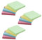 1200 Sticky Notes (76x76mm) - Colourful Removable Adhesive Memo Pads in Blue, Pink, Green, Yellow Multi 4 Colours | Set of12 Pads | Office, Home & School Use - for Organization and to-do Check List