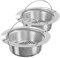 MR.SIGA Kitchen Sink Strainer, Stainless Steel Food Catcher Drain Protector Basket Filter Dishwasher Safe 11Centimetres Outside Diameter, 8Centimetres Inside diameter, 3Centimetres Depth, 2 Pack