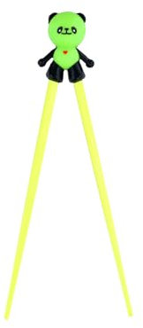 Volumoon Essstäbchen, Essstäbchen Panda, Stäbchen für Kinder, Wiederverwendbare Rutschfeste Essstäbchen, Training Essstäbchen, Personalisiert Esstäbchen für Ramen, Asiatische Geschirr (Grün)