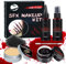 Kunstblut Halloween Schminke Set - Fake Blood 50ml Blutspray + 50ml Tropfendes Blut + 30g Blutcreme + 30g Narbenwachs für Vampir Zombie Wunden Wundschorf Narben Make Up