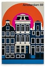 A.S. Création Leinwandbild Retro Amsterdam - Wandbild in Creme, Schwarz - 40 x 60 cm - DD131902