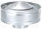 YOKIVE 1 Pcs 4-Inch Round Chimney Cap, Galvanized Iron Cone Top Chimney Cap with Screen | Stove Pipe Cap Stovepipe Finial Great for Outside Vent Flue Roof