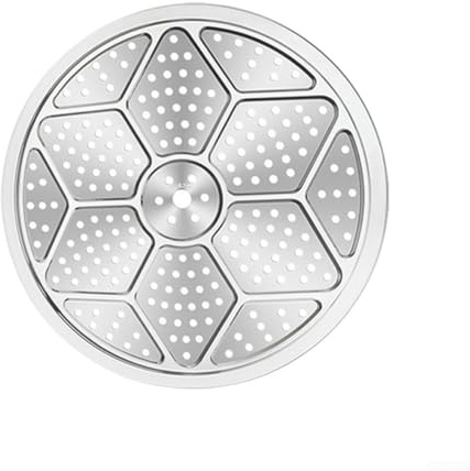 Zilimontt Stainless Steel Steaming Rack, Round Steaming Stand, Multifunctional Steamer Rack, for Pot, Steaming Tray, Pressure Cooker, Cooking(27.2cm)