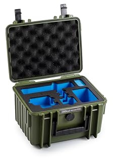 B&W International Transportkoffer Outdoor für GoPro 9/10 / 11/12 / 13 - wasserdicht nach IP67 Zertifizierung, staubdicht, bruchsicher und unverwüstlich