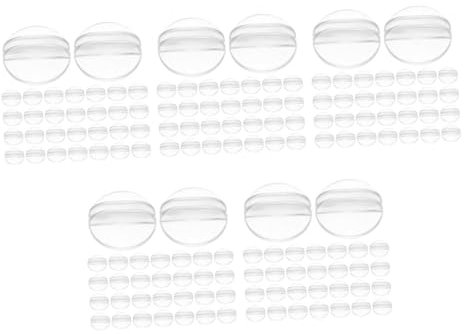 BESTonZON 5 Sätze Brettspielzubehör Tischkartenständer Spielkartenclips Kartenhalter Für Den Schreibtisch Tischkartenhalter Spielkartenständer Plastik Transparent 50 Stück * 5