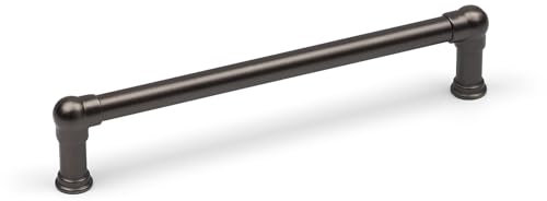160mm Pewter Industrial Kitchen Handle Antique Rustic Silver Pipe Style Bar Pull Cupboard Cabinet Door Drawer Furniture Wardrobe Hardware