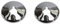 Project DIY® | Talon Pipe Collars/Covers | Snap-On Pipe Covers for Plumbing | Neat Finish for Radiator & Floor Pipes | Multiple Sizes & Colours | Easy Fit | UK Made | Pack of 2 (Chrome Effect, 15mm)