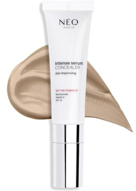 NEO MAKE UP Intense Serum Concealer - Beauty Highlighter - Concealer Augenringe - Augenpflege - Glow Up - Augenroller Cooler - Augencreme gegen Augenringe - Color Corrector - 04 Gold