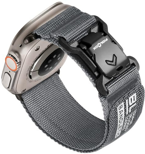 Bandletic Kompatibel mit Apple Watch Ultra 2/Ultra 3 Armband, Weiche Atmungsaktive Sportbänder mit Magnetverschluss für iWatch Ultra 3/2/1, Series 11/10 46mm, 9/8/7 45mm, SE2/SE3 6/5/4 44mm,3/2/1 42mm