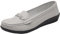 Mocassini da donna Business Penny Shoes Comfort Leggero Scarpe da passeggio Mani Libere Slip on Mocassini Suola Morbida Pelle Traspirante, Grigio, 37.5 EU