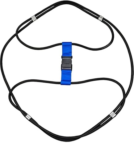 Serratura del coperchio del bidone della spazzatura, resistente per bidoni della spazzatura da 30-50 galloni, sicuro, previene interferenze con gli animali, facile da installare