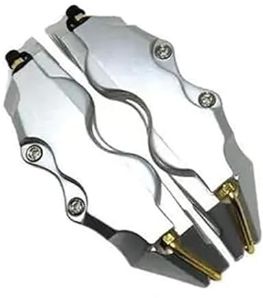 QVBGFF 2 Stück Radnabenabdeckung Bremsabdeckung,Für BMW 3 Series G20/G21 2019-2024, Bremssattelschutz,Dekoratives,Für Die Meisten Autos Radnabe,M(24 * 6.5 * 4.5cm)-Silver