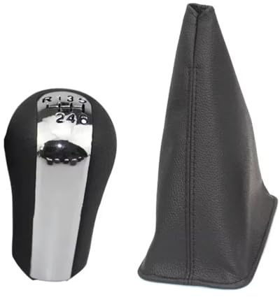 Qsnfda Auto Schaltknauf Für Toyota Für Corolla Für Verso Für RAV4 Für AVENSIS Für Yaris 5-Gang/6-Gang-Schalthebelknopf Schaltknäufe(6 Speed Mirror Set)