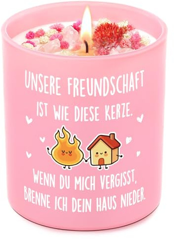 Encoink Geschenk Beste Freundin Geburtstag – Duftkerzen im Glas | Beste Freundin Geschenke, Freundschaft Geschenk für Freundin zum Geburtstag, Abschied oder Weihnachten