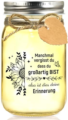 Hiipeefeel Geschenke für Frauen Schwester, LED Flaschenlicht | Geburtstagsgeschenk Beste Freundin Kollegin Tochter zum Geburtstag Muttertag Weihnachten