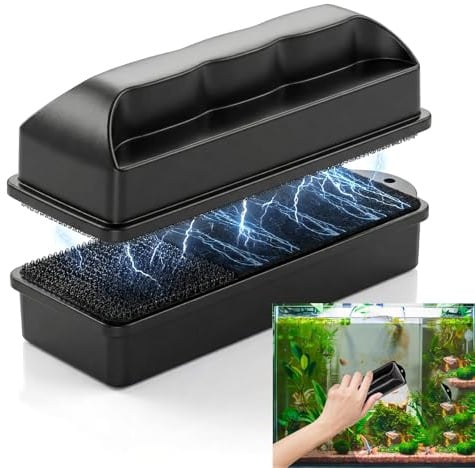 Scheibenreiniger Aquarium Magnet,Aquarium Scheibenreiniger Magnetische Eigenschaften,Magnet,Algenentfernung,Zur GlastüRen Und Aquarien