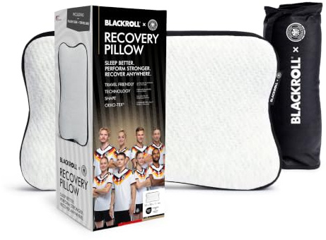 BLACKROLL® Recovery Pillow DFB Edition – Ergonomisches Schlafkissen für Seiten-, Rücken- & Bauchschläfer | Regenerationskissen für optimale Erholung & Nackenstütze