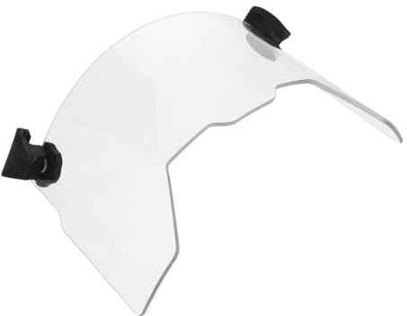 HEALSOPTHY Kratzfestes Transparentes UV Schutzvisier aus Kunststoff für Footballhelme Blendung bei Outdoor Sportarten und Training Ersatzvisier für American Football