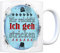 trendaffe Kaffeebecher mit Spruch: Mir reicht's! Ich geh stricken