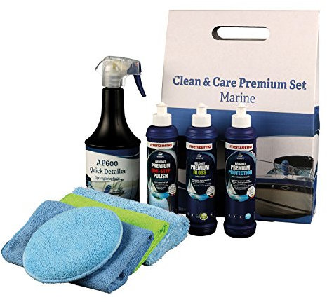 Clean & Care Pflegeset Premium Set Boot Marine Menzerna AllorA im Tragekarton