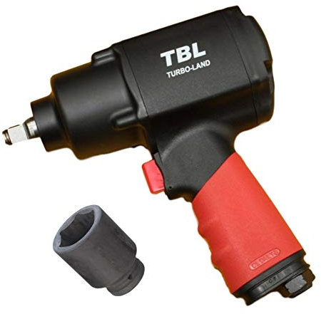 3/4 Druckluft-Schlagschrauber Twin Hammer - 1356 Nm + BGS-Nuss SW 33