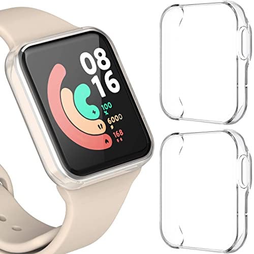 CAVN Screen Protector Case Compatible with Fitbit Charge 4 / Charge 3, 2 Pack Protective Case Bumper Flexible TPU Slim Full Protection Screen Case Cover for Charge 4