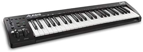 Alesis Q49 MKII - Tastiera MIDI Controller a 49 note con tasti sensibili alla velocity e software di produzione musicale incluso