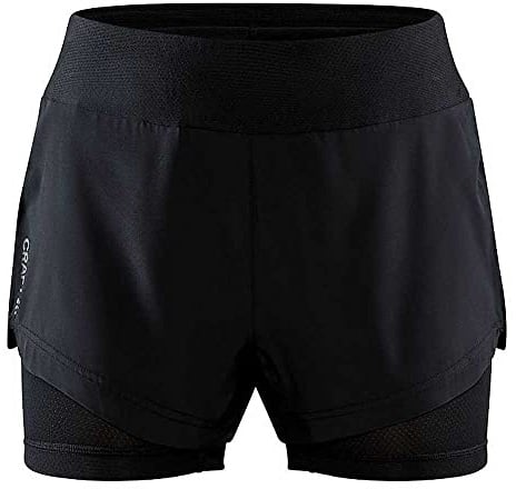 Craft Advance Essence 2-in-1 Shorts Women, Noir, XS Femme