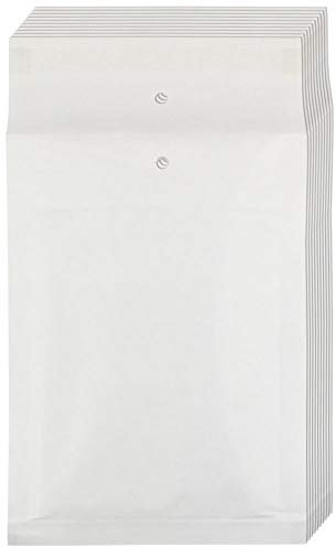 10 Stück Luftpolstertaschen, Luftpolsterumschläge - Größe: A/1, A1 - Farbe: Weiß - Innenmaß 110 x 165 mm - Außenmaß 130 x 175 mm - haftklebend - Versandtaschen, Luftpolsterversandtaschen