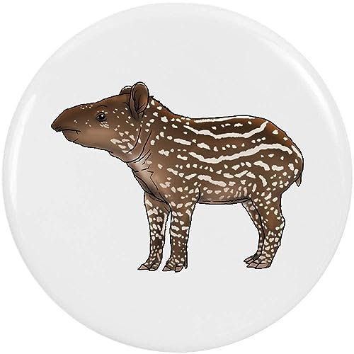 Azeeda 2 x 38mm 'Baby Tapir' Pin Knopf-Abzeichen (BB00078383)