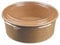 Le bol salade kraft 1000 ML dia.14 cm H7 cm x 50 pièces + 50 couvercles
