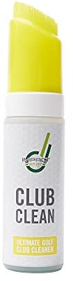 Impact Detect Club Clean | Golf Club Cleaner - Foaming Cleaner and Bristle Golf Brush Lid