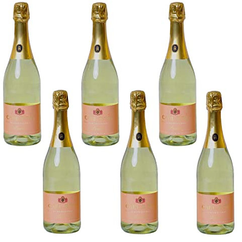 Peach Schaumwein alkoholfrei Sekt Carl Jung mit MHD 750ml - 6 Stk