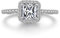 jiamiaoi jiamiaoi 18 Karat Weißgold vergoldeter Damenring Silber 925 Ehering Damen Silber Verlobungsring Ehering für die Braut Solitär Ringe Damen Diamantringe für Damen, Sterling Silber