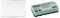 BoardsPlus - Magnetisches Whiteboard - 120 x 90 cm & Bi-Office Whiteboard Schwamm, Tafellöscher für Trockenreinigung auf glatten Oberflächen, Magnetisch, Grau, Sehr Leicht AA0105 11x6x2