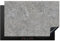 KitchenYeah© Coperchio Piano Cottura 81x52 cm Cucina Copri Fornelli Tappetino Induzione Antiscivolo Piastra Protezione Calcestruzzo - Ardesia - Grigio - Struttura in calcestruzzo