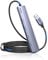 Aceele Hubs USB 3.0 con Puerto de Alimentación Tipo-C, Cable de 120cm Largo, 5Gbps Concentrador de Datos de Aluminio con 4 Puertos USB-A para PC, Portátil, MacBook Pro/Air, Samsung, Chromebook y más