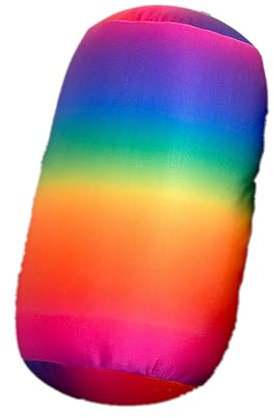 shouzhigo Nackenstützkissen mit Mikroperlen, Nackenstützkissen, Rückenkissen, Rolle, Überwurf, Reisen, Stressabbau, Beanie-Kissen (bunt)