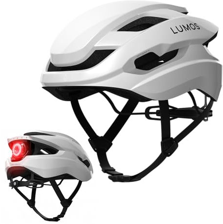 Lumos Ultra Fly - Lightweight Road Optimized Bike Helmet | Lumos Firefly Compatible | Built-in Sunglasses Port | Custom-Made Fit System for Adult Men & Women | Bicycle Cycling Accessories