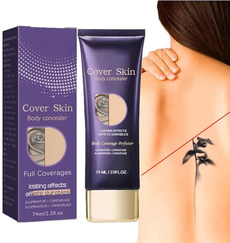 Concealer für den Körper,Coverpro Body Concealer,Tattoo Cover up Makeup,Körper-Concealer Wasserfest,Narben Body Makeup Foundation,Körper-Concealer für Tattoos,Narben,Tätowierungen