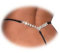 Strass, Taillenkette, String, Schmuck, Strass, Körperkette, Unterhose, Festival, Rave, Elastizität, T-Strings, einfache Kristallkette, Tanga für Damen, Club, Party, M, Metalllegierung, Legierung