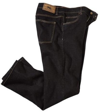 ATLAS FOR MEN - Jean Stretch Noir - 42