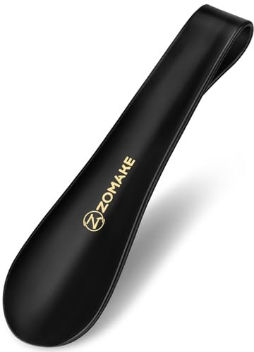ZOMAKE Chausse Pieds Plastique,7.5inch Chausse Pied Plastique Court Petit,Mini Portable Shoe Horn de Voyage pour Les Femmes Les Enfants et Les Personnes âgées
