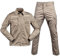 Mymyguoe Tarnanzug Herren Paintball Combat Shirt Taktische Hose Langärmlige Mit 1/4 Reißverschluss Airsoft Kleidung Set Taktisch Jacke Uniform Militär Anzug Outdoor Camouflage Jagdbekleidung BDU